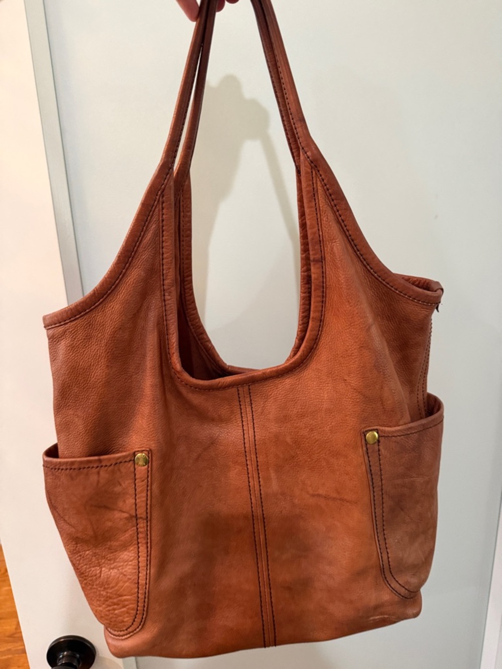 Frye Cognac Leather Shoulder Bag - Picture 5 of 7